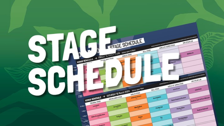 Full Stage Schedule